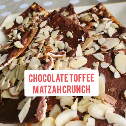 Chocolate Toffee Matzah Crunch